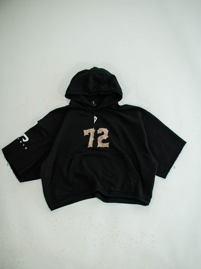 Football Jersey hoodie black