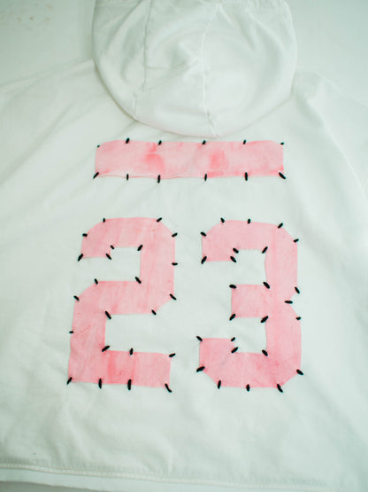 Football Jersey hoodie pink